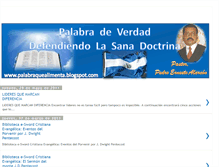 Tablet Screenshot of palabraquealimenta.blogspot.com