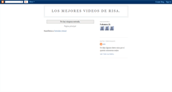 Desktop Screenshot of losmejoresvideosderisa.blogspot.com