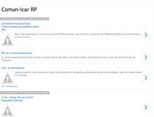 Tablet Screenshot of comunicar-rp.blogspot.com