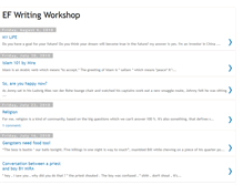 Tablet Screenshot of efwritingworkshop.blogspot.com