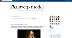 Desktop Screenshot of antwerpmode.blogspot.com