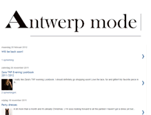 Tablet Screenshot of antwerpmode.blogspot.com