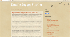 Desktop Screenshot of double-joggerstroller.blogspot.com