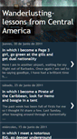 Mobile Screenshot of lessons-in-wanderlusting.blogspot.com