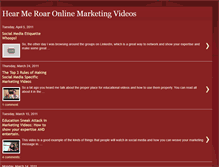 Tablet Screenshot of createonlinemarketingvideos.blogspot.com