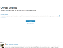 Tablet Screenshot of chinas-cuisines.blogspot.com