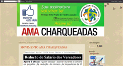 Desktop Screenshot of charqueadasnalinha.blogspot.com