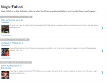 Tablet Screenshot of magic-futbol.blogspot.com