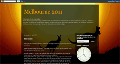 Desktop Screenshot of melbourne2011.blogspot.com