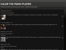 Tablet Screenshot of calebplayspiano.blogspot.com