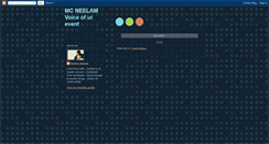 Desktop Screenshot of neelamnagraniprofile.blogspot.com