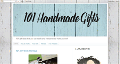 Desktop Screenshot of 100handmadegifts.blogspot.com