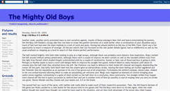 Desktop Screenshot of mightyoldboys.blogspot.com