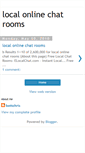 Mobile Screenshot of localonlinechatrooms88.blogspot.com