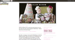 Desktop Screenshot of delilahbloombaby.blogspot.com