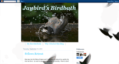 Desktop Screenshot of jaybirdsbirdbath.blogspot.com