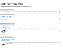 Tablet Screenshot of northrainproductions.blogspot.com