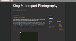 Desktop Screenshot of kingmotorsportphotography.blogspot.com