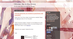 Desktop Screenshot of oknowlist.blogspot.com