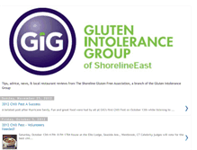 Tablet Screenshot of glutenfreeontheshoreline.blogspot.com