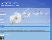Tablet Screenshot of mysweetugly.blogspot.com