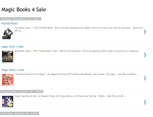 Tablet Screenshot of magicbooks4sale.blogspot.com