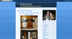 Desktop Screenshot of mickeyfoster.blogspot.com