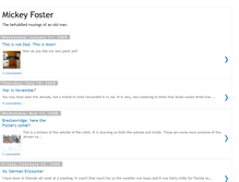 Tablet Screenshot of mickeyfoster.blogspot.com