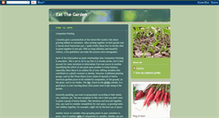 Desktop Screenshot of eatthegarden.blogspot.com