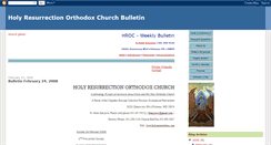 Desktop Screenshot of holyresurrection.blogspot.com