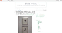 Desktop Screenshot of houseofelsa.blogspot.com