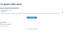 Tablet Screenshot of lagazetadelosport.blogspot.com