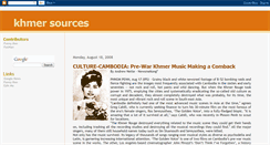 Desktop Screenshot of khmersources.blogspot.com