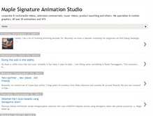 Tablet Screenshot of maple-signature.blogspot.com