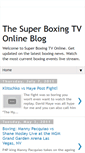 Mobile Screenshot of boxingtvonlinenow.blogspot.com