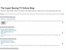 Tablet Screenshot of boxingtvonlinenow.blogspot.com