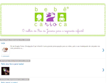 Tablet Screenshot of bebecarioca.blogspot.com