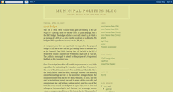 Desktop Screenshot of municipal-politics.blogspot.com