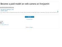 Tablet Screenshot of livejasmin-model.blogspot.com