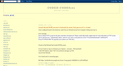 Desktop Screenshot of coded-codes101.blogspot.com