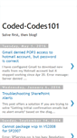 Mobile Screenshot of coded-codes101.blogspot.com