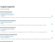 Tablet Screenshot of coded-codes101.blogspot.com