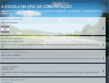 Tablet Screenshot of escolanaeradatecnologia.blogspot.com