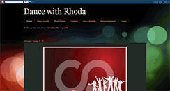 Desktop Screenshot of dancewithrhoda.blogspot.com