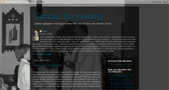 Desktop Screenshot of catholicboomerang.blogspot.com