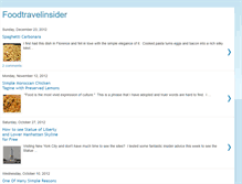 Tablet Screenshot of foodtravelinsider.blogspot.com