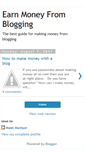 Mobile Screenshot of earningfromblog.blogspot.com