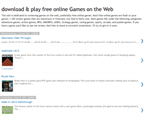 Tablet Screenshot of playonlinewebgames.blogspot.com