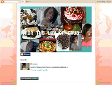 Tablet Screenshot of fortheluvofgrub.blogspot.com
