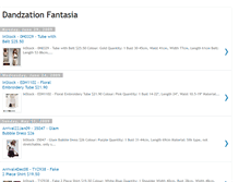 Tablet Screenshot of dandzation-fantasia-instock.blogspot.com